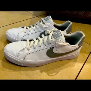 Nike white shoes; good condition worn a few times size 11.5